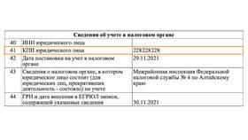 Что означает КПП в банковских реквизитах в Интимиссими