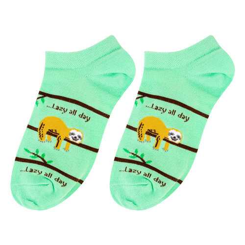 Носки женские Kawaii Factory Ленивец зеленые 35-39 в Интимиссими